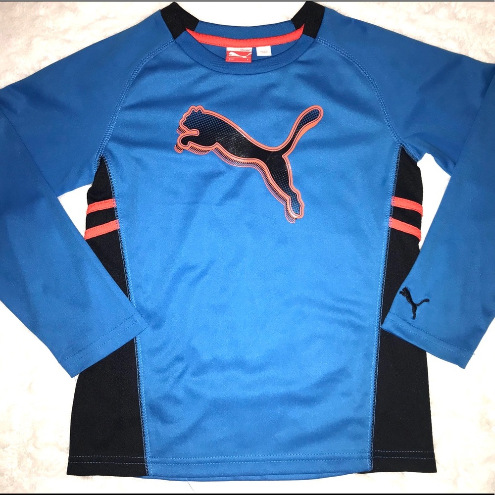 Boys Long Sleeve Puma Active Shirt